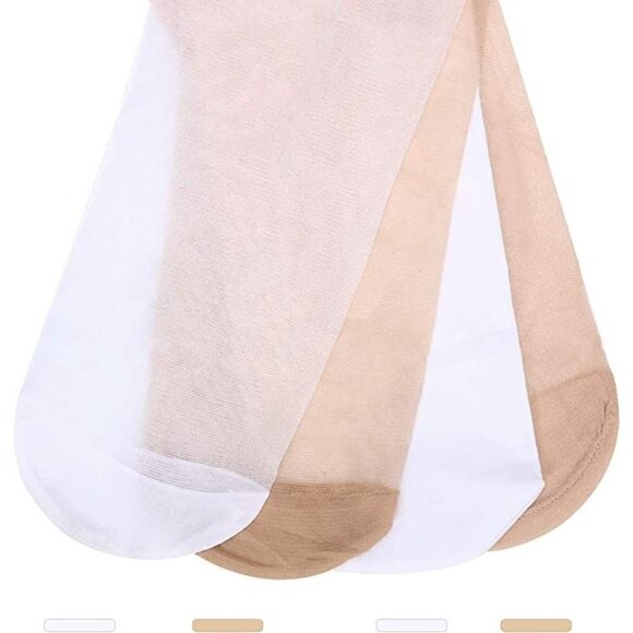 𝅺SILK Thigh High Stockings Women Lace Silicone Socks Satin Bow Top Sexy NWT - Picture 4 of 8